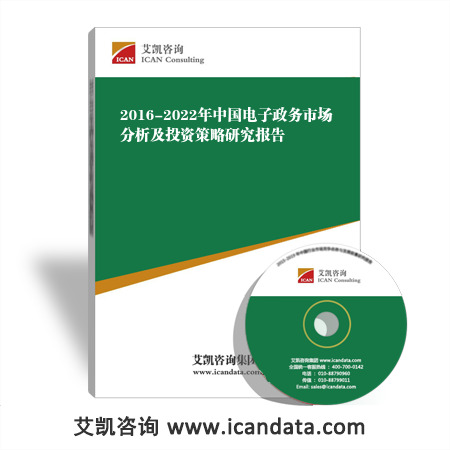 2016-2022年中国电子政务市场分析及投资策略研究报告